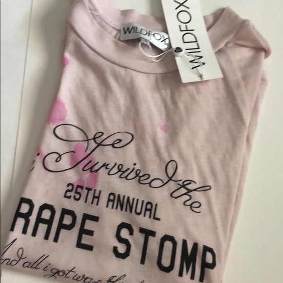 Wildfox Grape stomp Shirt! NWT! - Picture 7 of 7